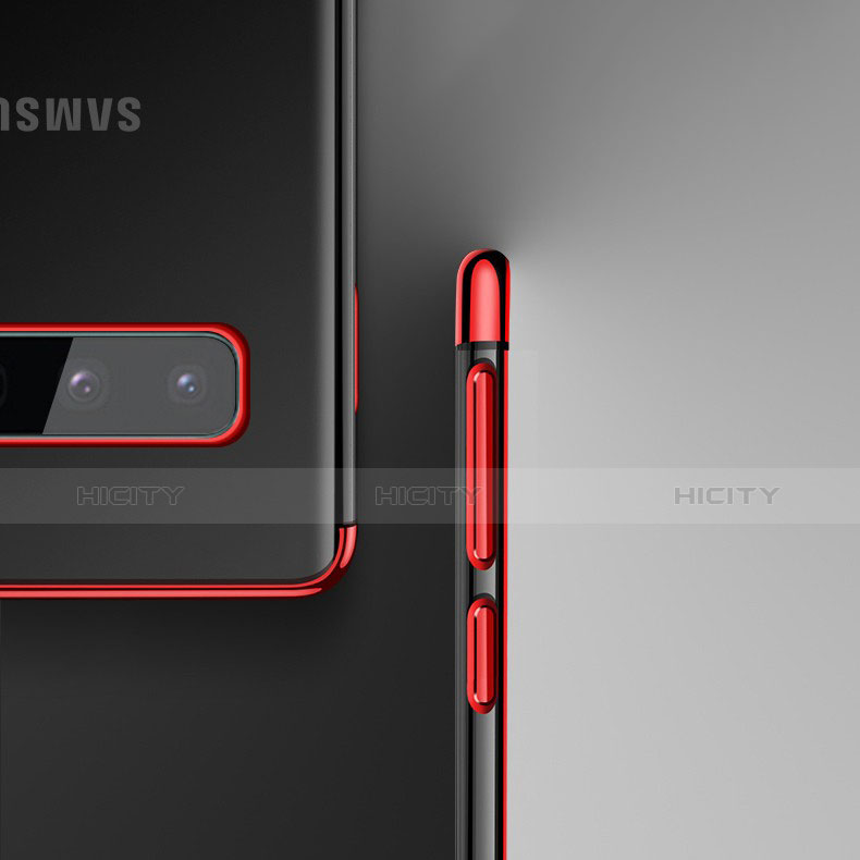 Custodia Silicone Trasparente Ultra Sottile Cover Morbida S03 per Samsung Galaxy S10 Plus
