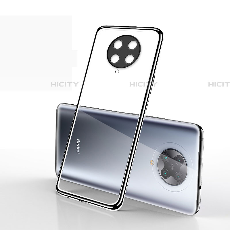 Custodia Silicone Trasparente Ultra Sottile Cover Morbida S03 per Xiaomi Redmi K30 Pro 5G Nero