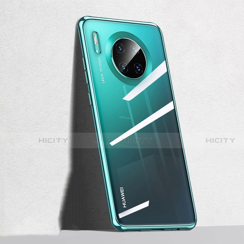 Custodia Silicone Trasparente Ultra Sottile Cover Morbida S04 per Huawei Mate 30 Pro 5G Verde