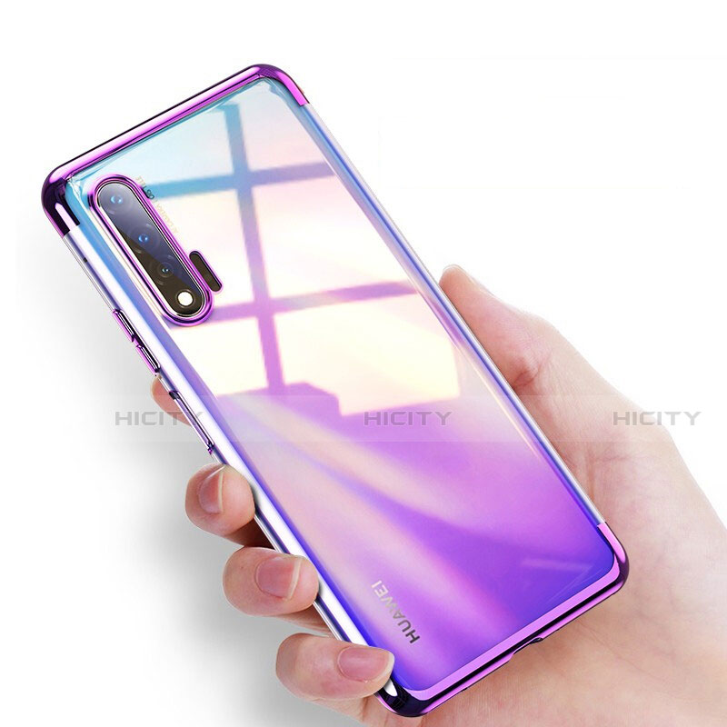 Custodia Silicone Trasparente Ultra Sottile Cover Morbida S04 per Huawei Nova 6 5G