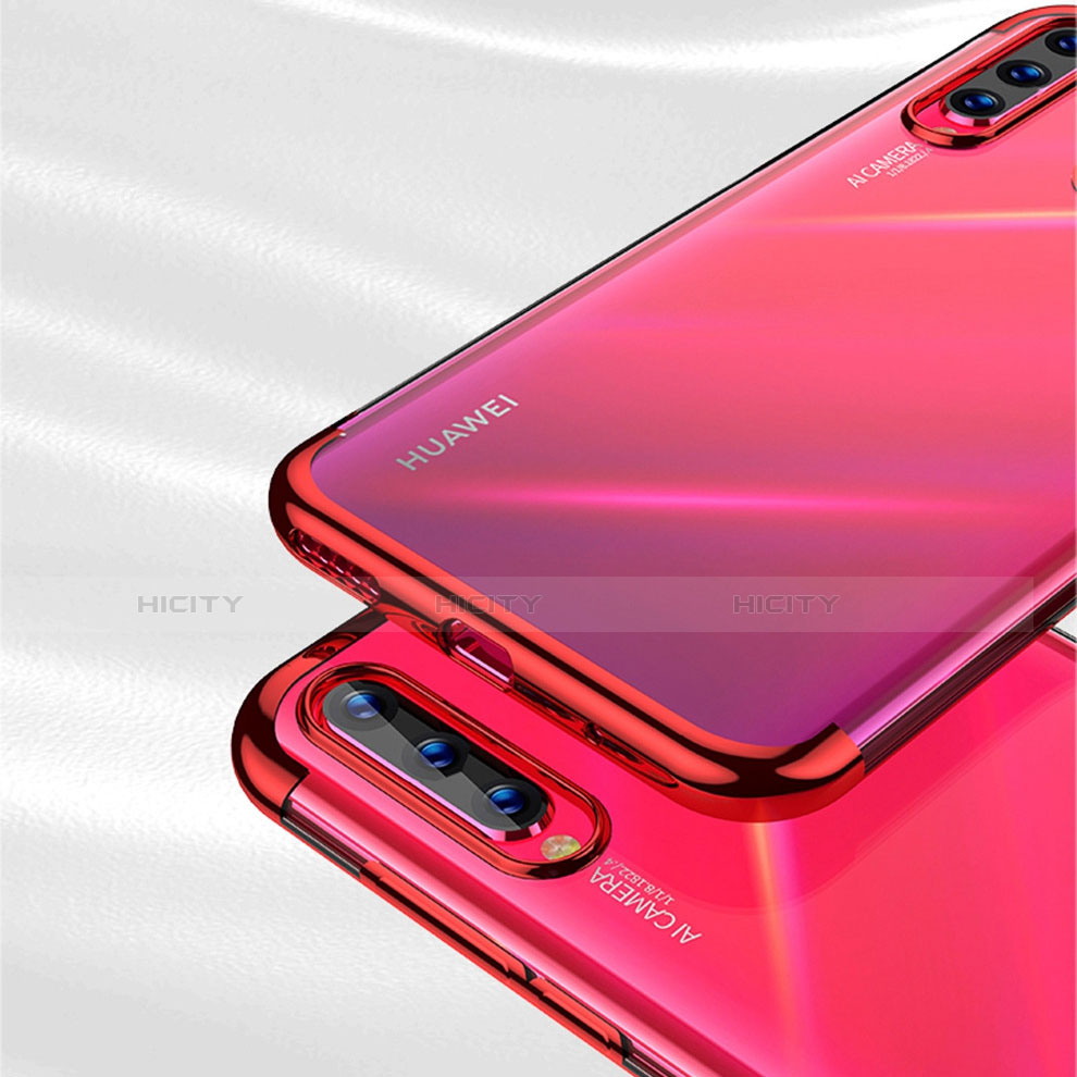 Custodia Silicone Trasparente Ultra Sottile Cover Morbida S04 per Huawei P Smart+ Plus (2019)