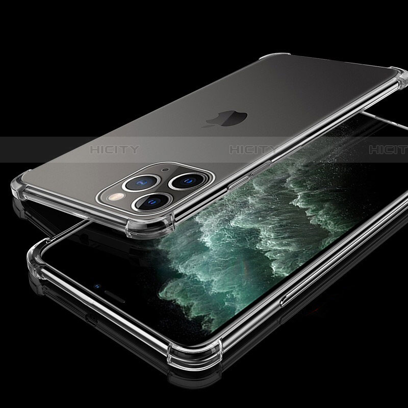 Custodia Silicone Trasparente Ultra Sottile Cover Morbida S05 per Apple iPhone 11 Pro Max