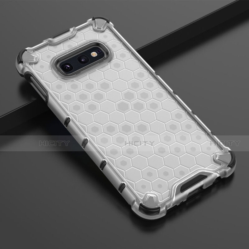 Custodia Silicone Trasparente Ultra Sottile Cover Morbida S05 per Samsung Galaxy S10 5G Grigio