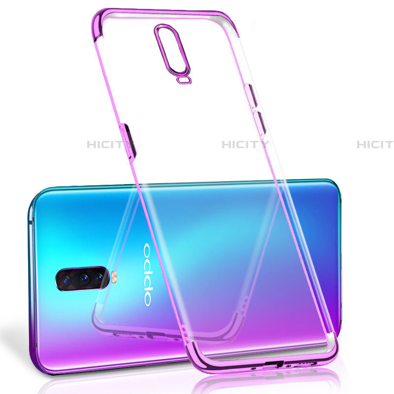 Custodia Silicone Trasparente Ultra Sottile Cover Morbida S06 per Oppo RX17 Pro