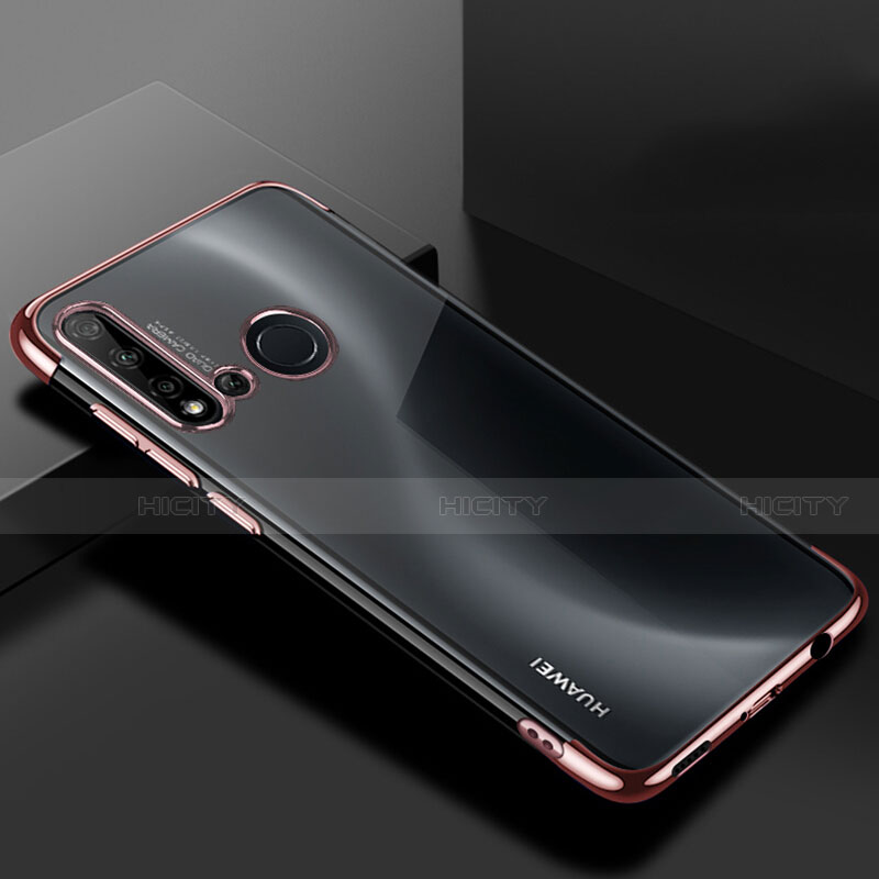 Custodia Silicone Trasparente Ultra Sottile Cover Morbida S07 per Huawei Nova 5i