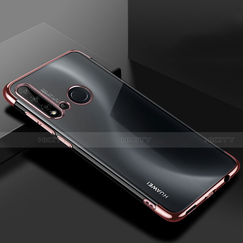 Custodia Silicone Trasparente Ultra Sottile Cover Morbida S07 per Huawei P20 Lite (2019)