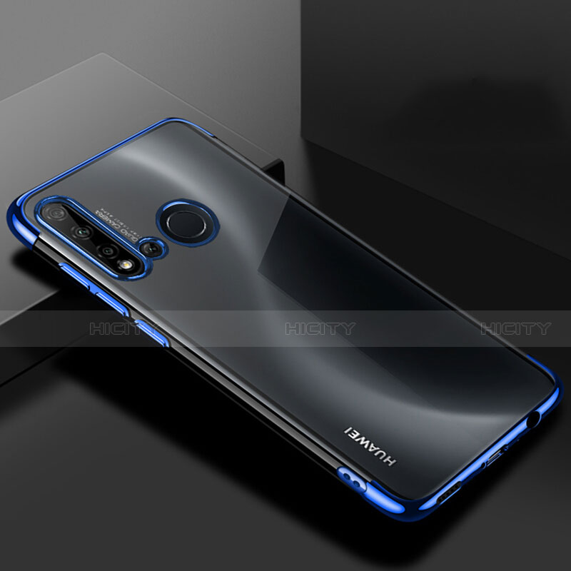 Custodia Silicone Trasparente Ultra Sottile Cover Morbida S07 per Huawei P20 Lite (2019)