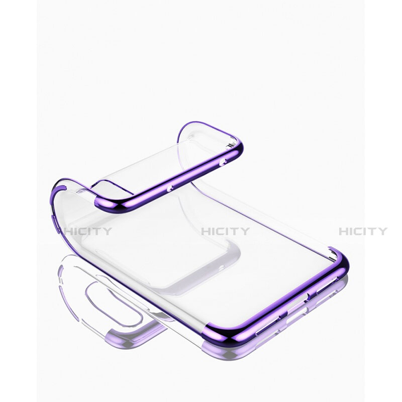 Custodia Silicone Trasparente Ultra Sottile Cover Morbida S07 per Huawei P20 Pro