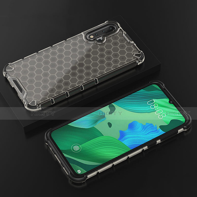 Custodia Silicone Trasparente Ultra Sottile Cover Morbida S08 per Huawei Nova 5 Pro