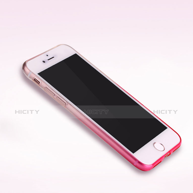 Custodia Silicone Trasparente Ultra Sottile Cover Morbida Sfumato G01 per Apple iPhone 7