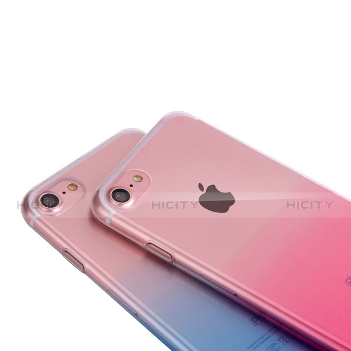 Custodia Silicone Trasparente Ultra Sottile Cover Morbida Sfumato G01 per Apple iPhone 8