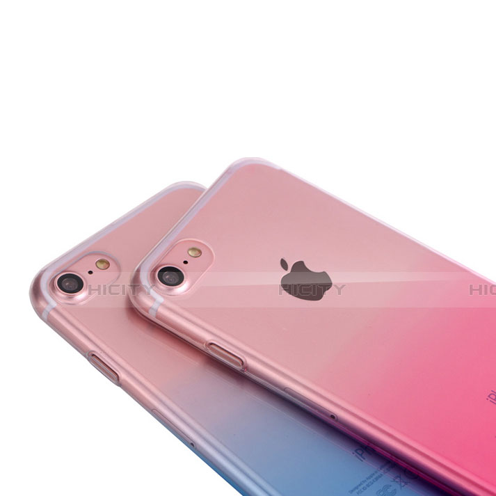 Custodia Silicone Trasparente Ultra Sottile Cover Morbida Sfumato G01 per Apple iPhone SE3 2022