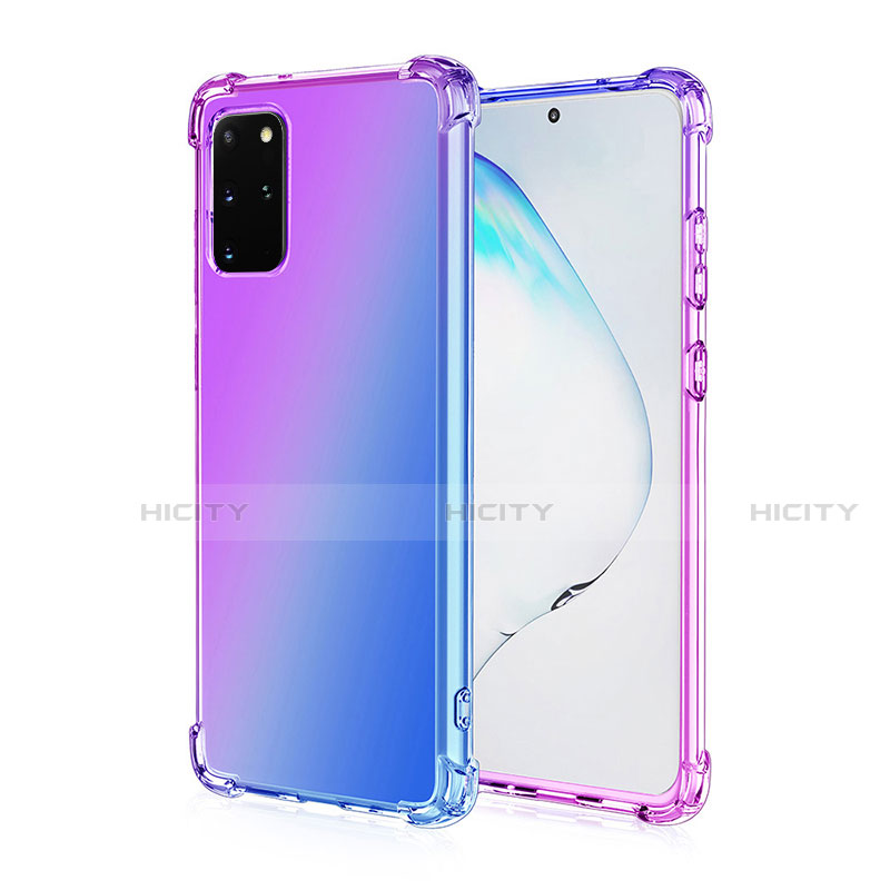 Custodia Silicone Trasparente Ultra Sottile Cover Morbida Sfumato G01 per Samsung Galaxy S20 Plus 5G