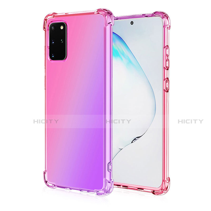 Custodia Silicone Trasparente Ultra Sottile Cover Morbida Sfumato G01 per Samsung Galaxy S20 Plus 5G