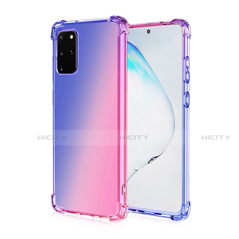 Custodia Silicone Trasparente Ultra Sottile Cover Morbida Sfumato G01 per Samsung Galaxy S20 Plus 5G