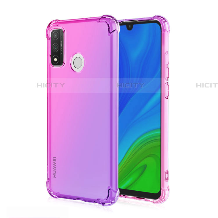 Custodia Silicone Trasparente Ultra Sottile Cover Morbida Sfumato H01 per Huawei P Smart (2020)