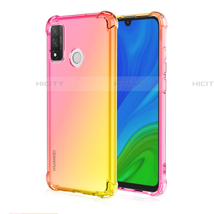 Custodia Silicone Trasparente Ultra Sottile Cover Morbida Sfumato H01 per Huawei P Smart (2020)