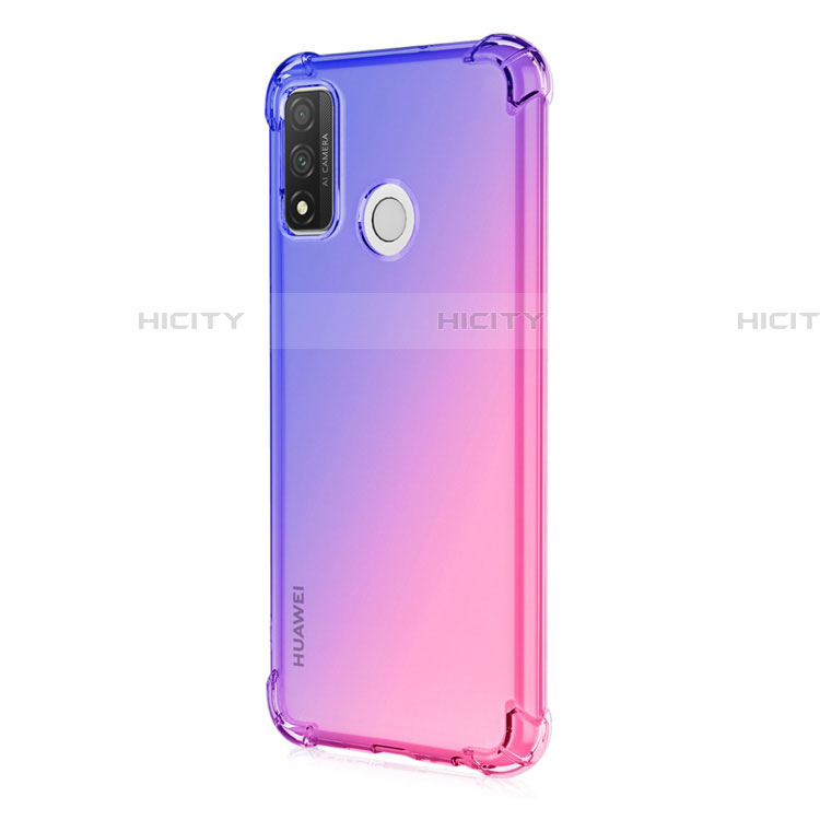 Custodia Silicone Trasparente Ultra Sottile Cover Morbida Sfumato H01 per Huawei P Smart (2020)