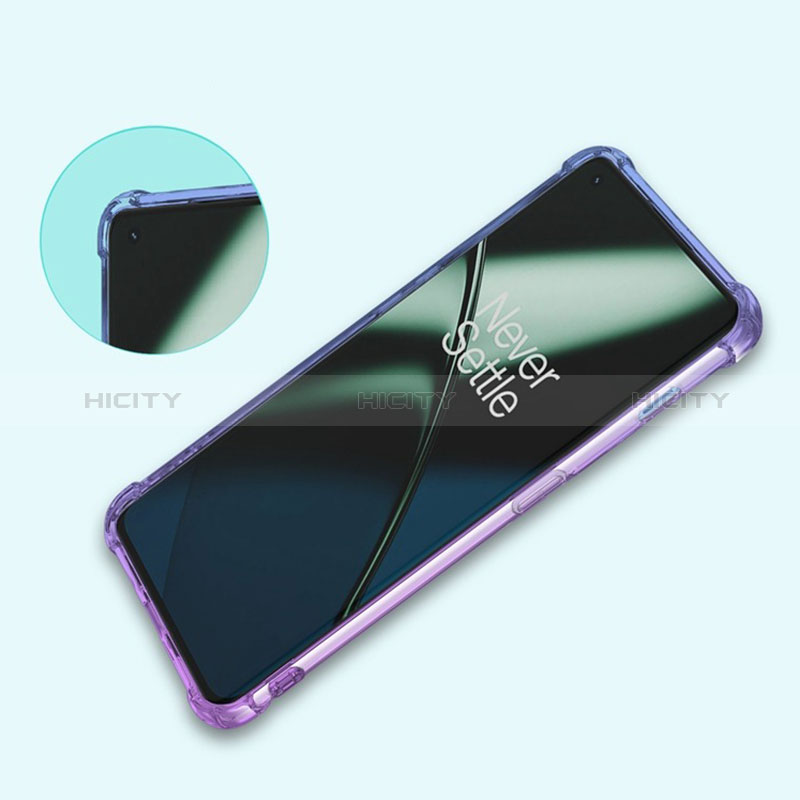 Custodia Silicone Trasparente Ultra Sottile Cover Morbida Sfumato per OnePlus 11 5G