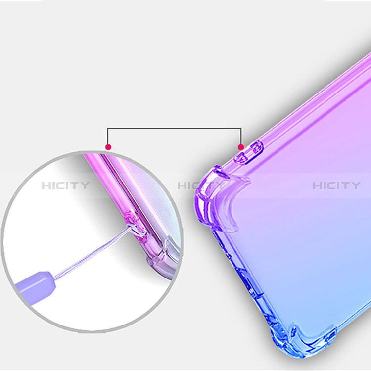 Custodia Silicone Trasparente Ultra Sottile Cover Morbida Sfumato per Sony Xperia Ace III