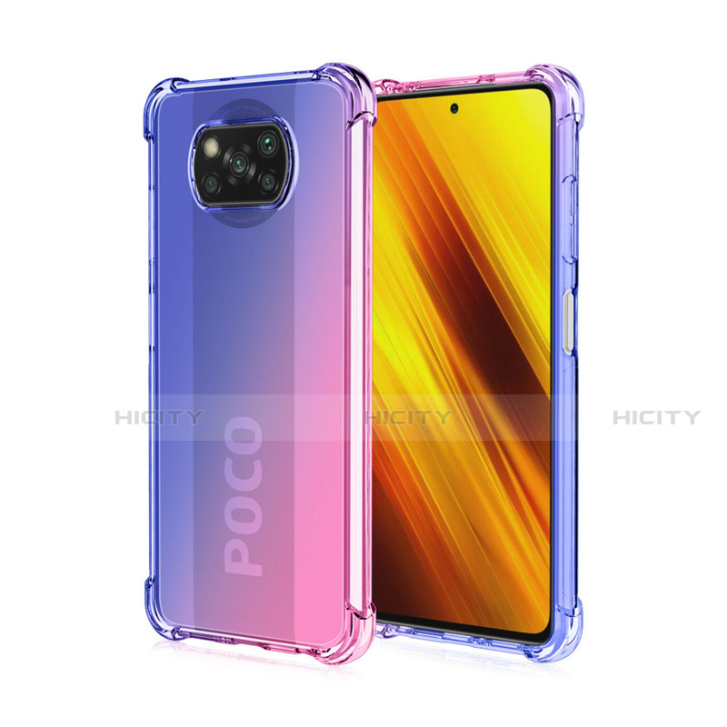 Custodia Silicone Trasparente Ultra Sottile Cover Morbida Sfumato per Xiaomi Poco X3 Pro