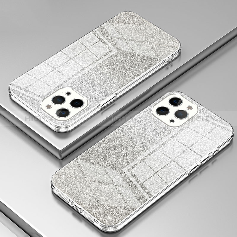 Custodia Silicone Trasparente Ultra Sottile Cover Morbida SY1 per Apple iPhone 12 Pro Max Chiaro