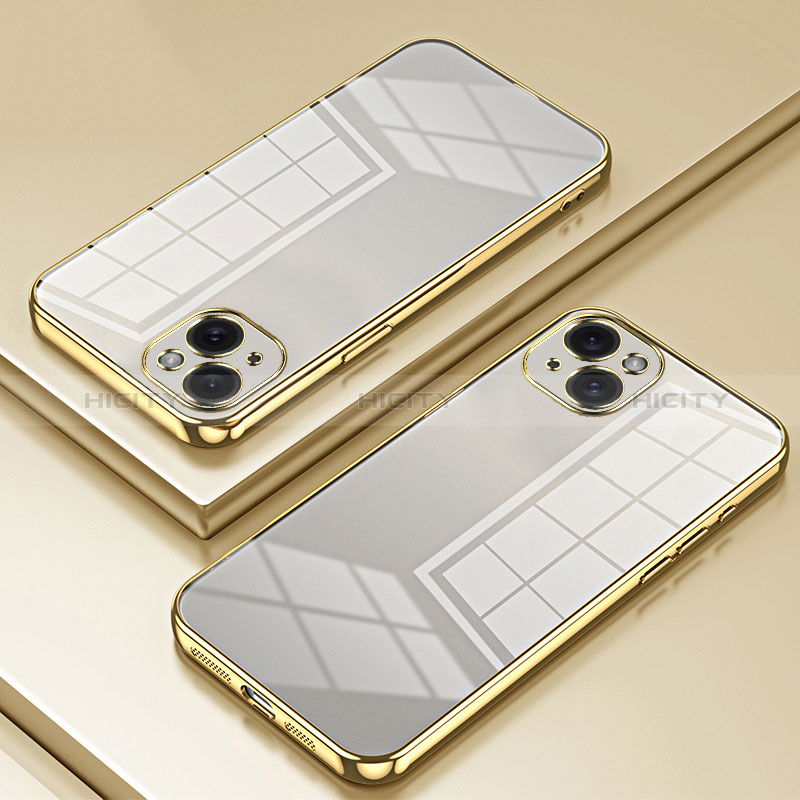 Custodia Silicone Trasparente Ultra Sottile Cover Morbida SY1 per Apple iPhone 14