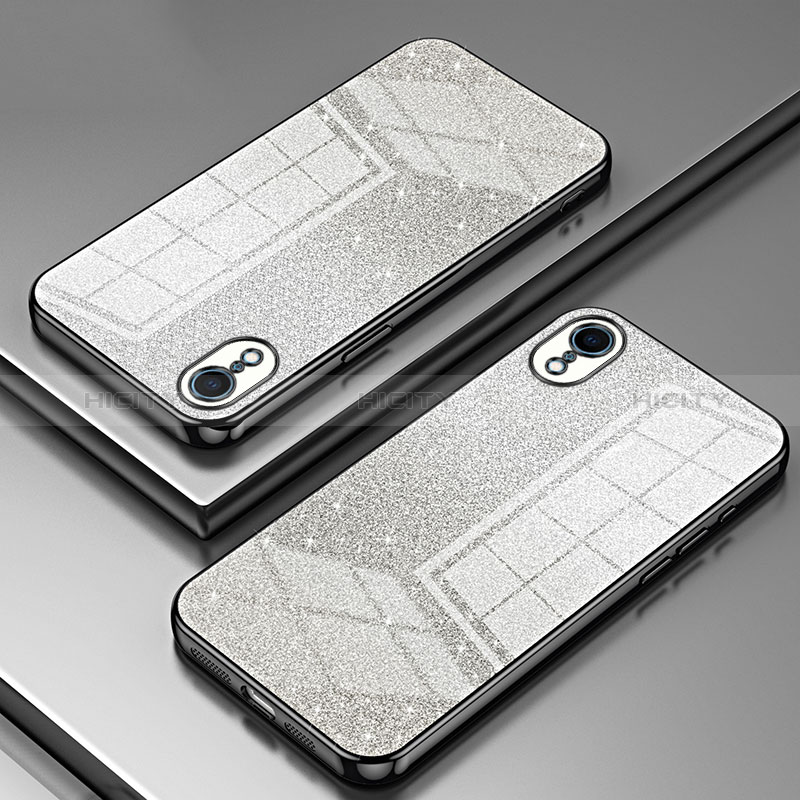 Custodia Silicone Trasparente Ultra Sottile Cover Morbida SY1 per Apple iPhone XR Nero