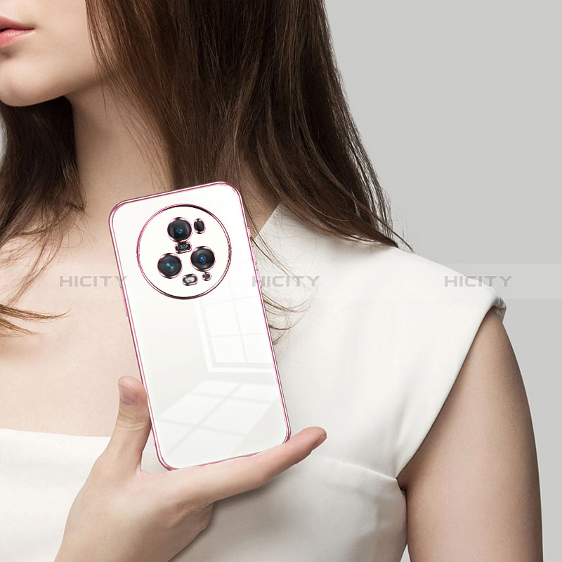 Custodia Silicone Trasparente Ultra Sottile Cover Morbida SY1 per Huawei Honor Magic5 Pro 5G