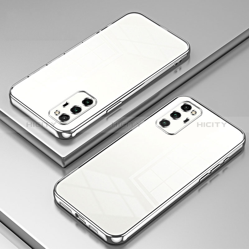 Custodia Silicone Trasparente Ultra Sottile Cover Morbida SY1 per Huawei Honor V30 Pro 5G