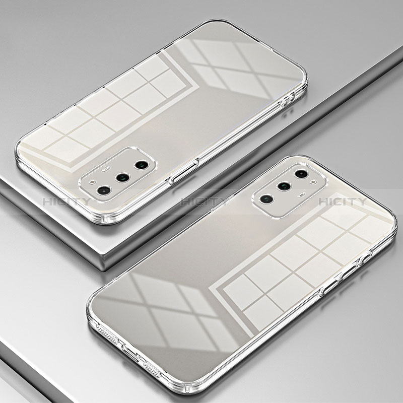 Custodia Silicone Trasparente Ultra Sottile Cover Morbida SY1 per Huawei Honor V30 Pro 5G Chiaro