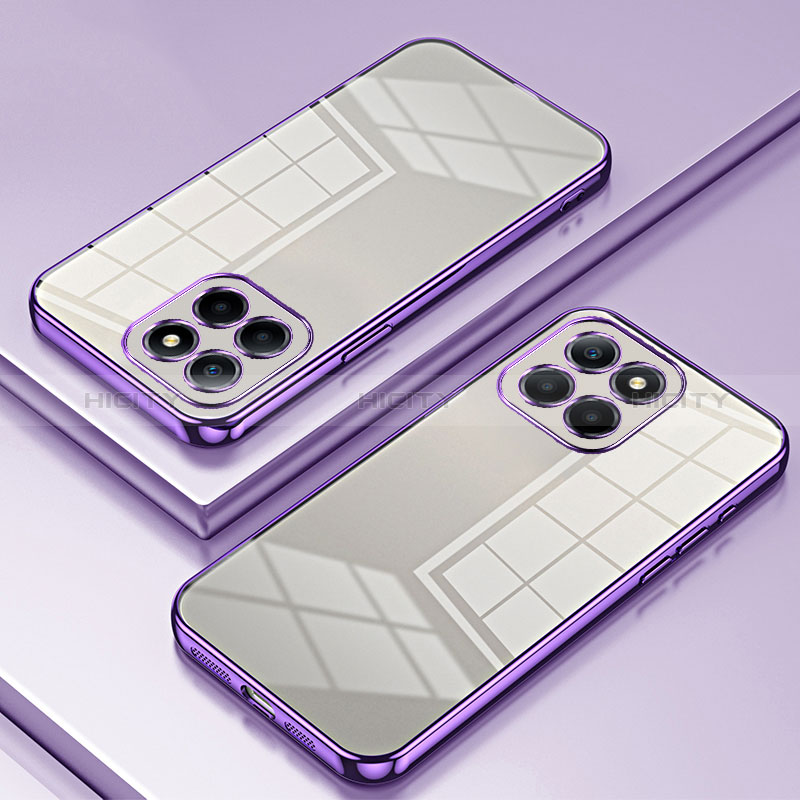 Custodia Silicone Trasparente Ultra Sottile Cover Morbida SY1 per Huawei Honor X8 5G