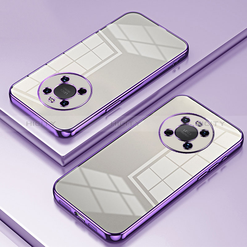 Custodia Silicone Trasparente Ultra Sottile Cover Morbida SY1 per Huawei Mate 40