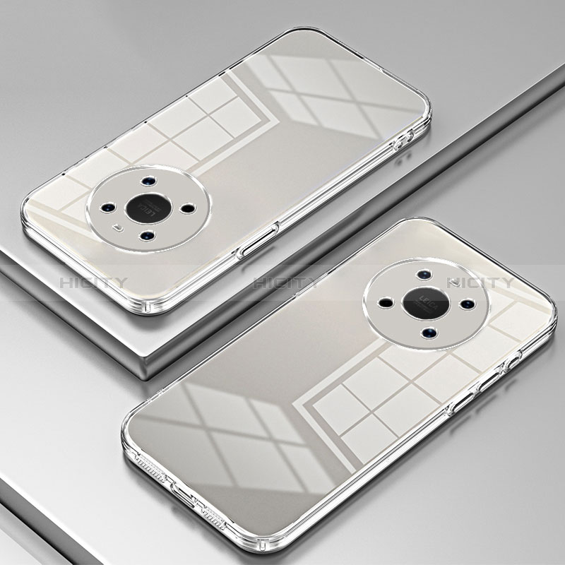Custodia Silicone Trasparente Ultra Sottile Cover Morbida SY1 per Huawei Mate 40 Chiaro