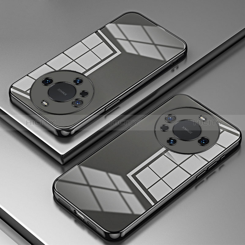 Custodia Silicone Trasparente Ultra Sottile Cover Morbida SY1 per Huawei Mate 40 Pro+ Plus