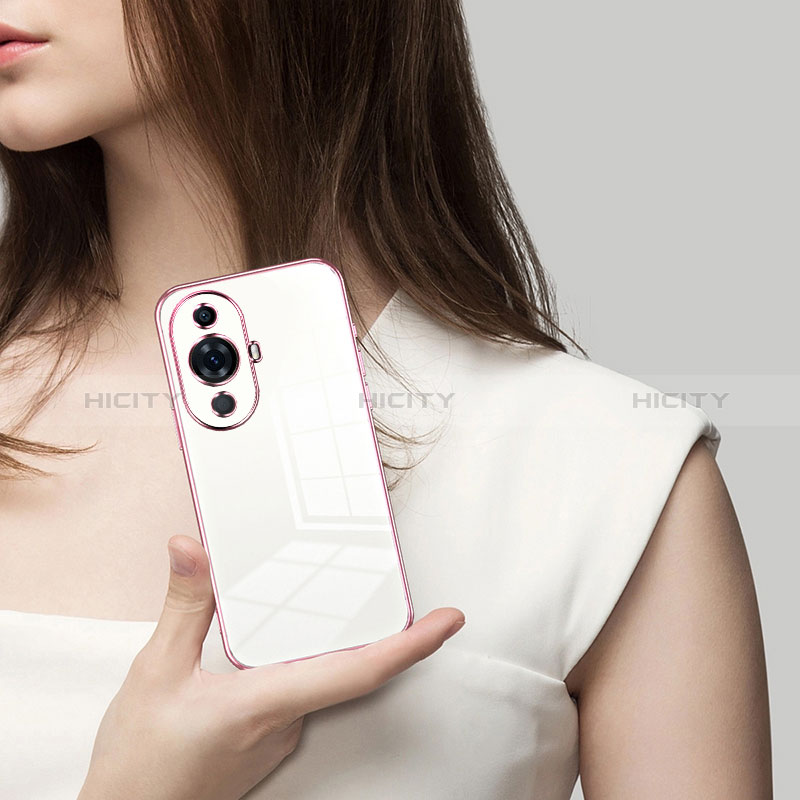 Custodia Silicone Trasparente Ultra Sottile Cover Morbida SY1 per Huawei Nova 11