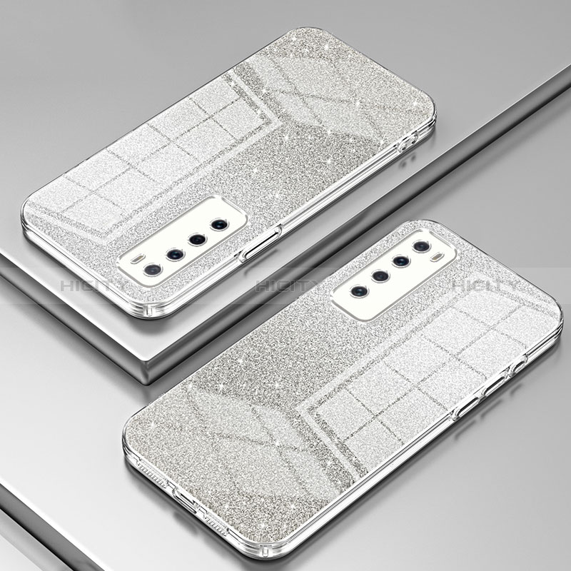 Custodia Silicone Trasparente Ultra Sottile Cover Morbida SY1 per Huawei Nova 7 5G Chiaro