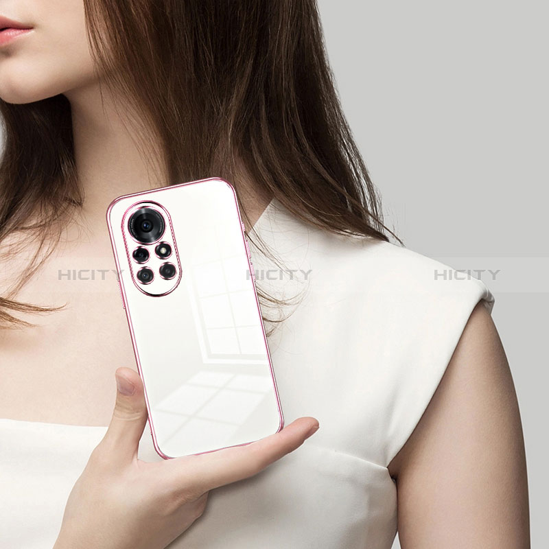 Custodia Silicone Trasparente Ultra Sottile Cover Morbida SY1 per Huawei Nova 8 Pro 5G