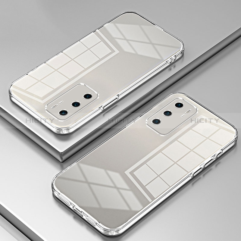 Custodia Silicone Trasparente Ultra Sottile Cover Morbida SY1 per Huawei P40 Chiaro