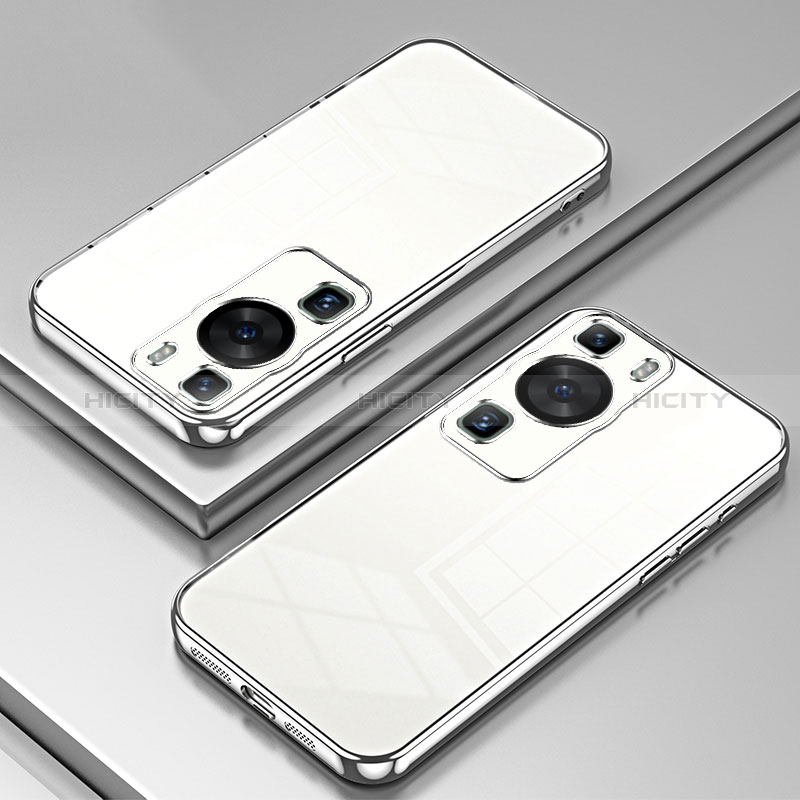 Custodia Silicone Trasparente Ultra Sottile Cover Morbida SY1 per Huawei P60