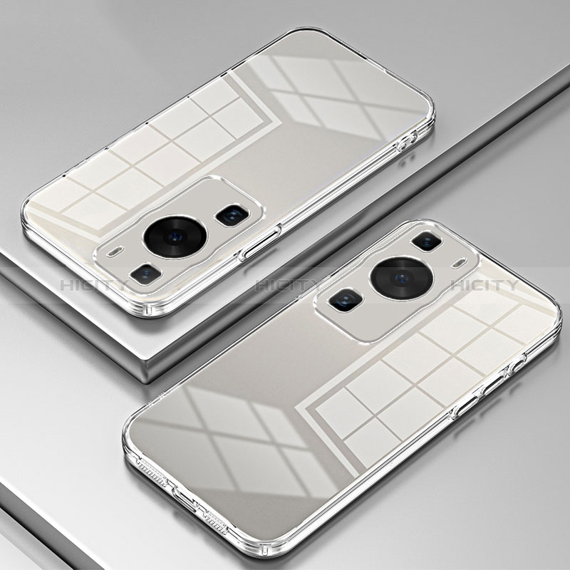 Custodia Silicone Trasparente Ultra Sottile Cover Morbida SY1 per Huawei P60 Pro