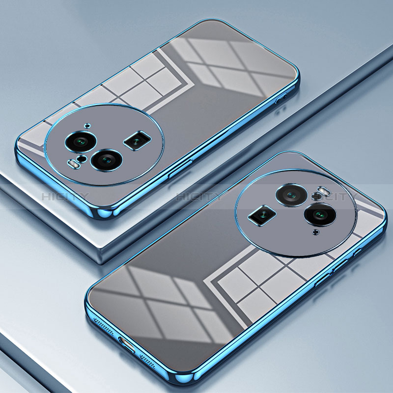 Custodia Silicone Trasparente Ultra Sottile Cover Morbida SY1 per Oppo Find X6 Pro 5G