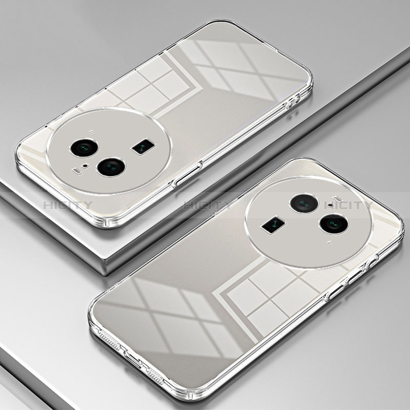 Custodia Silicone Trasparente Ultra Sottile Cover Morbida SY1 per Oppo Find X6 Pro 5G