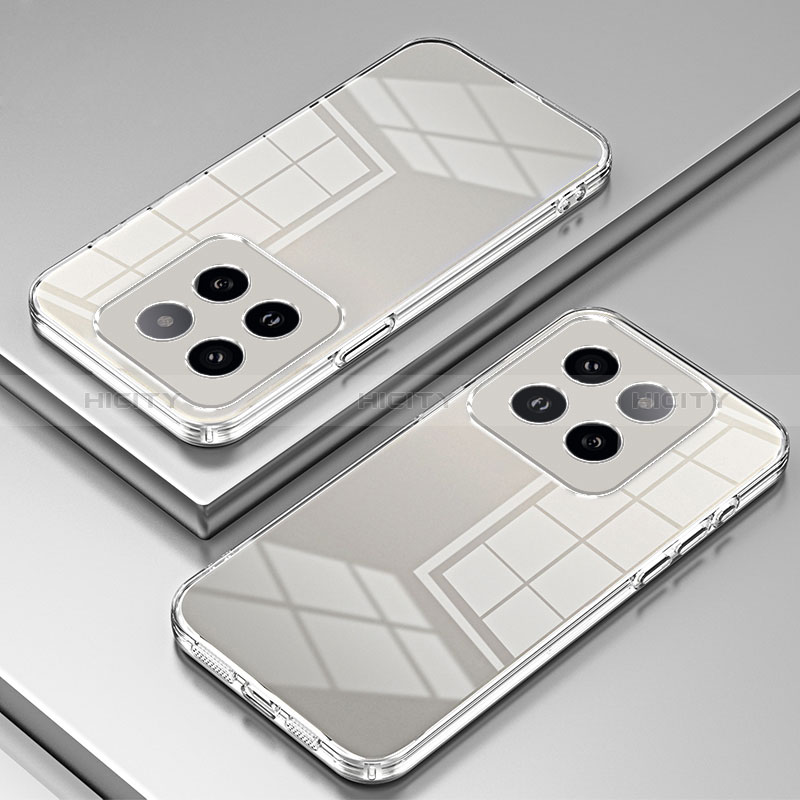 Custodia Silicone Trasparente Ultra Sottile Cover Morbida SY1 per Xiaomi Mi 14 5G