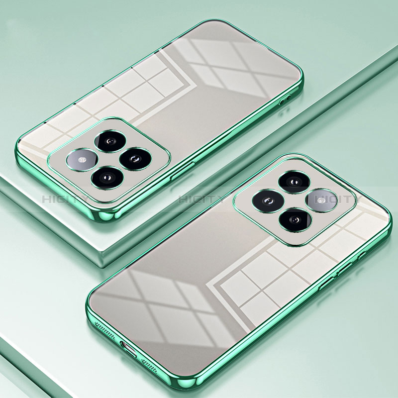 Custodia Silicone Trasparente Ultra Sottile Cover Morbida SY1 per Xiaomi Mi 14 Pro 5G
