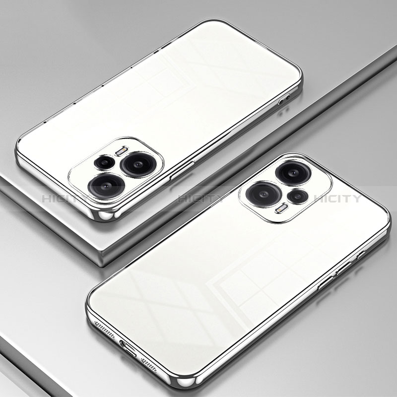 Custodia Silicone Trasparente Ultra Sottile Cover Morbida SY1 per Xiaomi Poco F5 5G