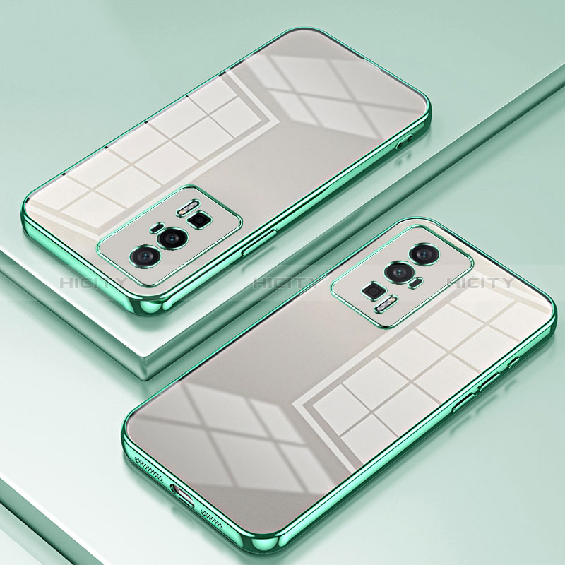 Custodia Silicone Trasparente Ultra Sottile Cover Morbida SY1 per Xiaomi Poco F5 Pro 5G