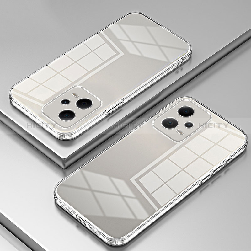Custodia Silicone Trasparente Ultra Sottile Cover Morbida SY1 per Xiaomi Redmi Note 12 5G Chiaro
