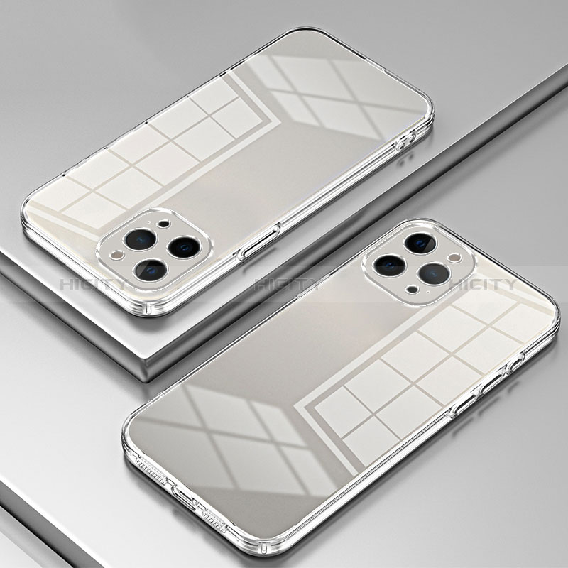 Custodia Silicone Trasparente Ultra Sottile Cover Morbida SY2 per Apple iPhone 12 Pro Chiaro