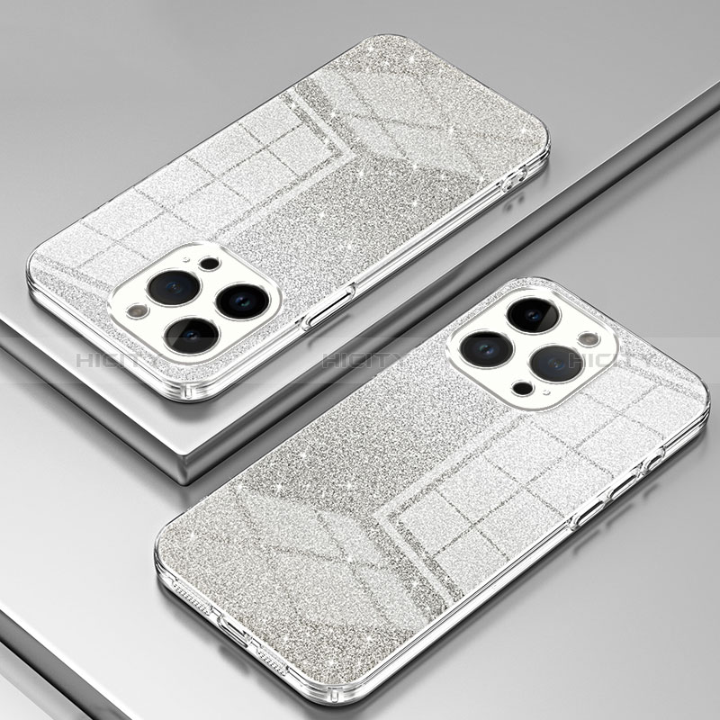 Custodia Silicone Trasparente Ultra Sottile Cover Morbida SY2 per Apple iPhone 14 Pro